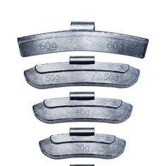 Грузик балансировочный для стальных дисков свинцовый 10 гр (100 шт. кор.)