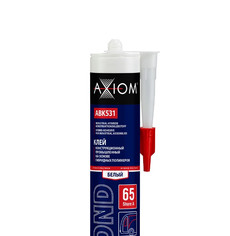 AXIOM Клей конструкционный промышленный на основе гибридных полимеров, Шор А 65, белый 280мл